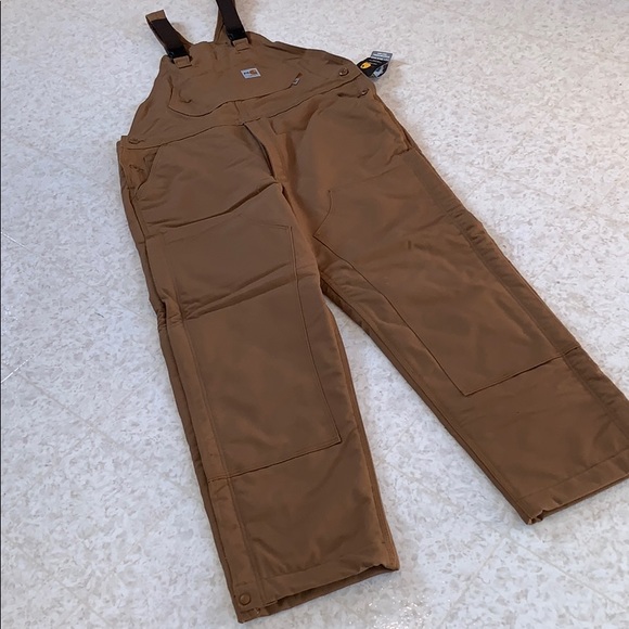 Carhartt FR Duck Bib Lined Overalls - Picture 4 of 7